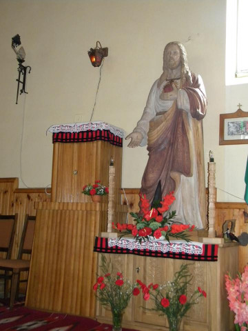 Jézus szíve szobor - Csíkvacsárcsi