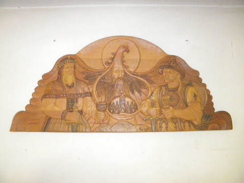 Szent Korona - Szent István - Koppány kompozició